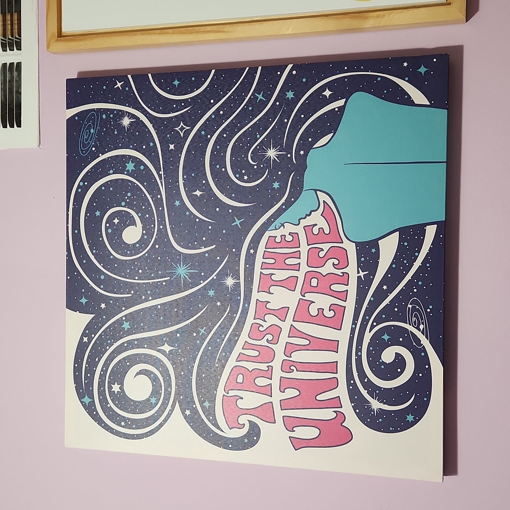 Trust the Universe Canvas Wall Art